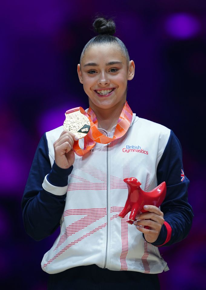 Jessica won gold in the Women’s Artistic Gymnastics Floor Final