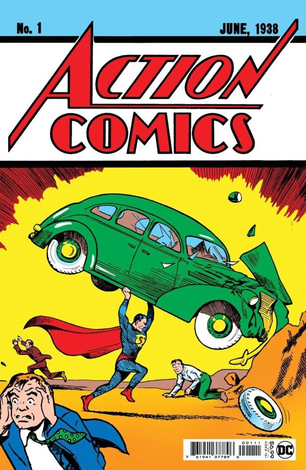 The June 1938 Action Comics #1 is the rarest issue, having sold for over £5million