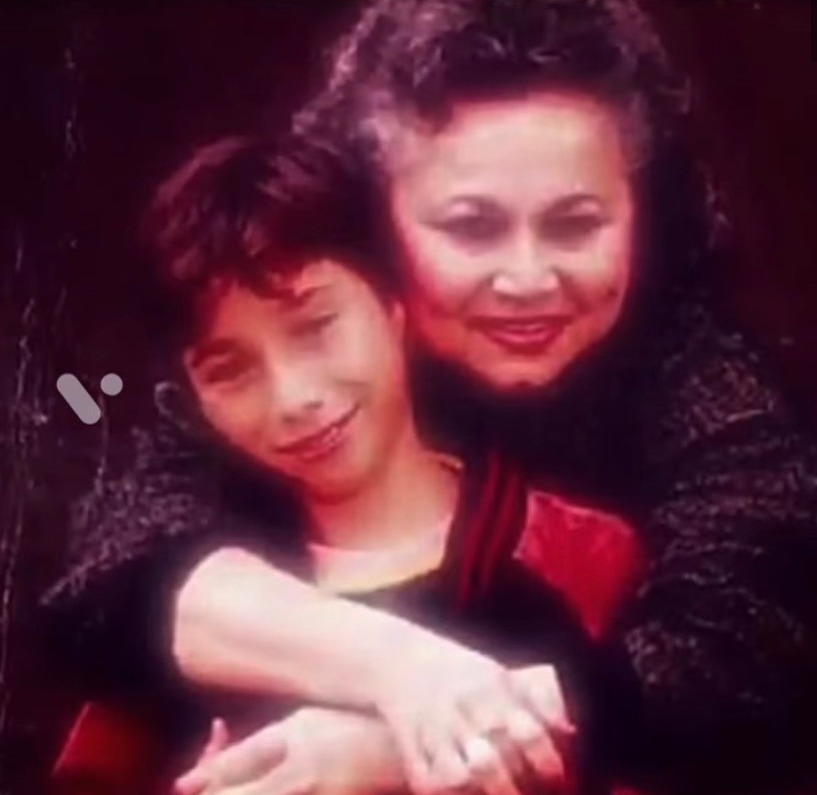 Michael Corleone Blanco as a boy with Griselda