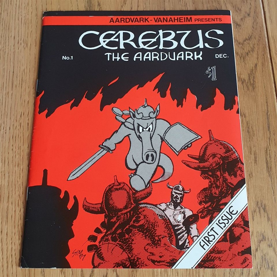 Cerebus the Aadvark was a humour comic first released in 1977