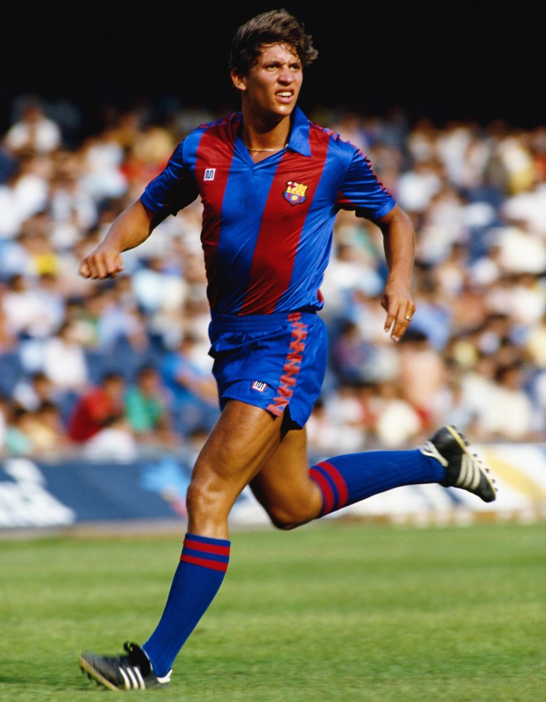 Lineker scored 52 goals in 138 games for Barcelona