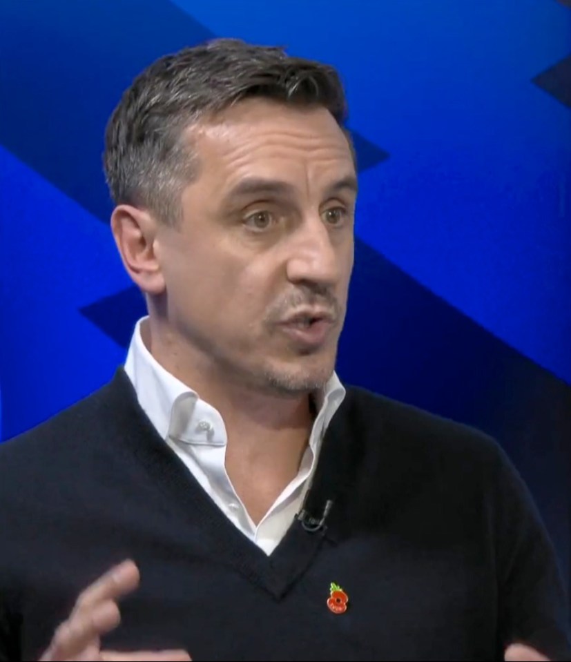 Gary Neville repeatedly blamed United's woes on the ownership of the club