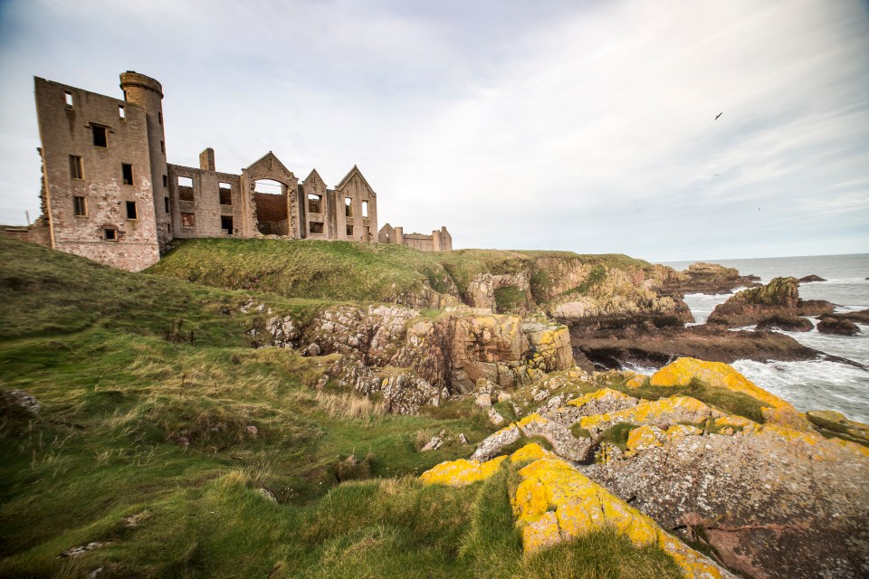 Slains Castle inspired Bram Stoker while he was writing Dracula in a nearby guesthouse