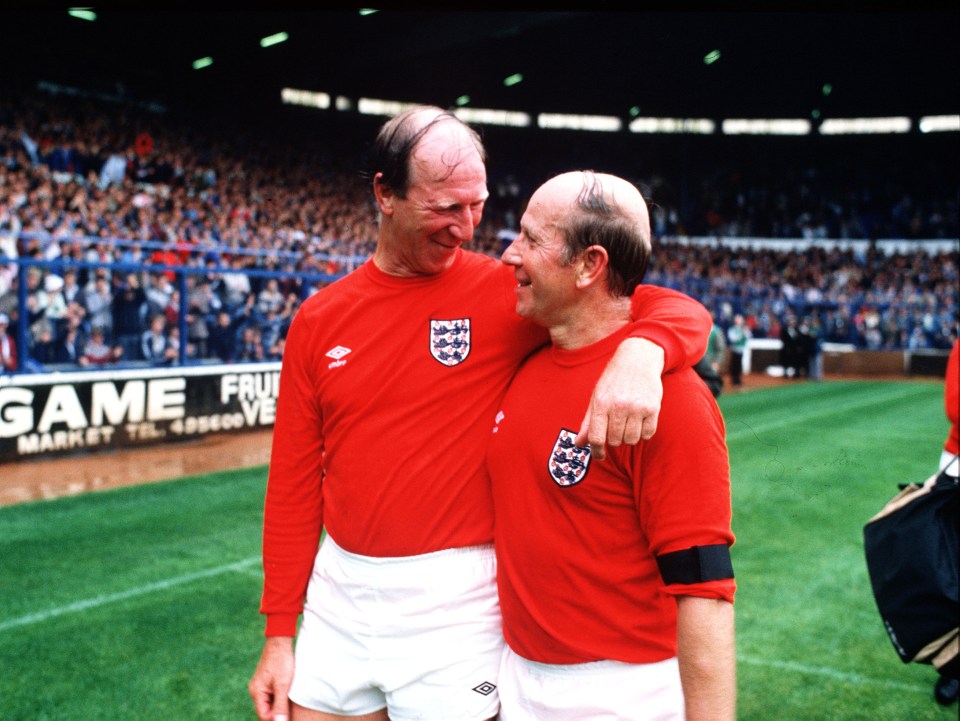 Despite their differences, the pair did embrace when they won the 1966 World Cup.