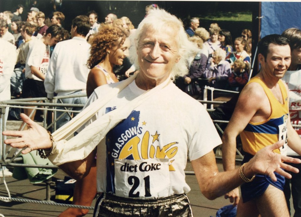 Jimmy Savile ran charity marathons to mask his true nature