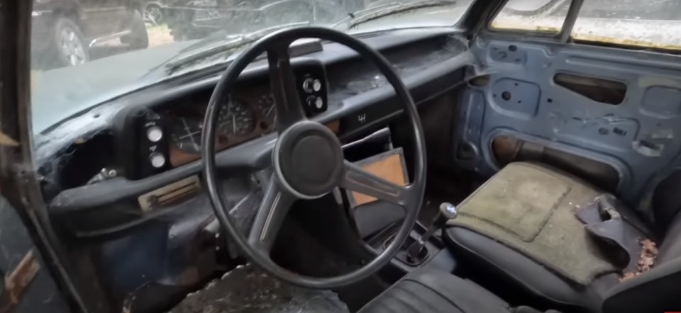 The interior of one of the old motors