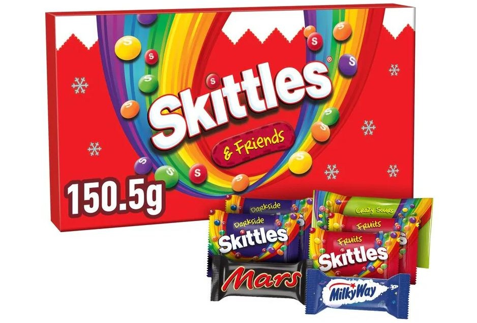 The Skittles Christmas box is perfect if you are not a huge fan of chocolate