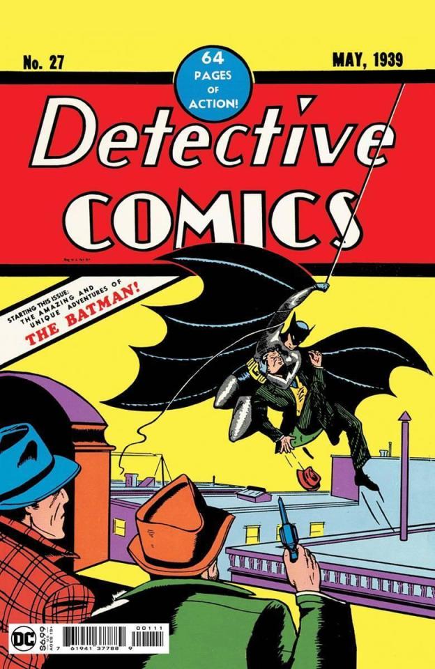 The 64-page Detective Comics #27 features Batman for the first time