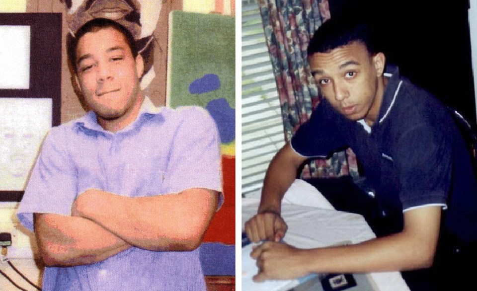 Gunmen Carlton Alveranga, 20 (left) and Richard Austin, 19, both lost their lives in the botched hit in Salford