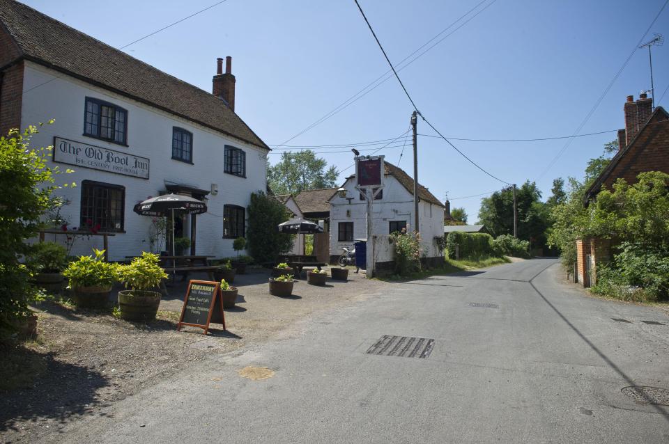 The sleepy village of Bucklebury, where Kate's parents live