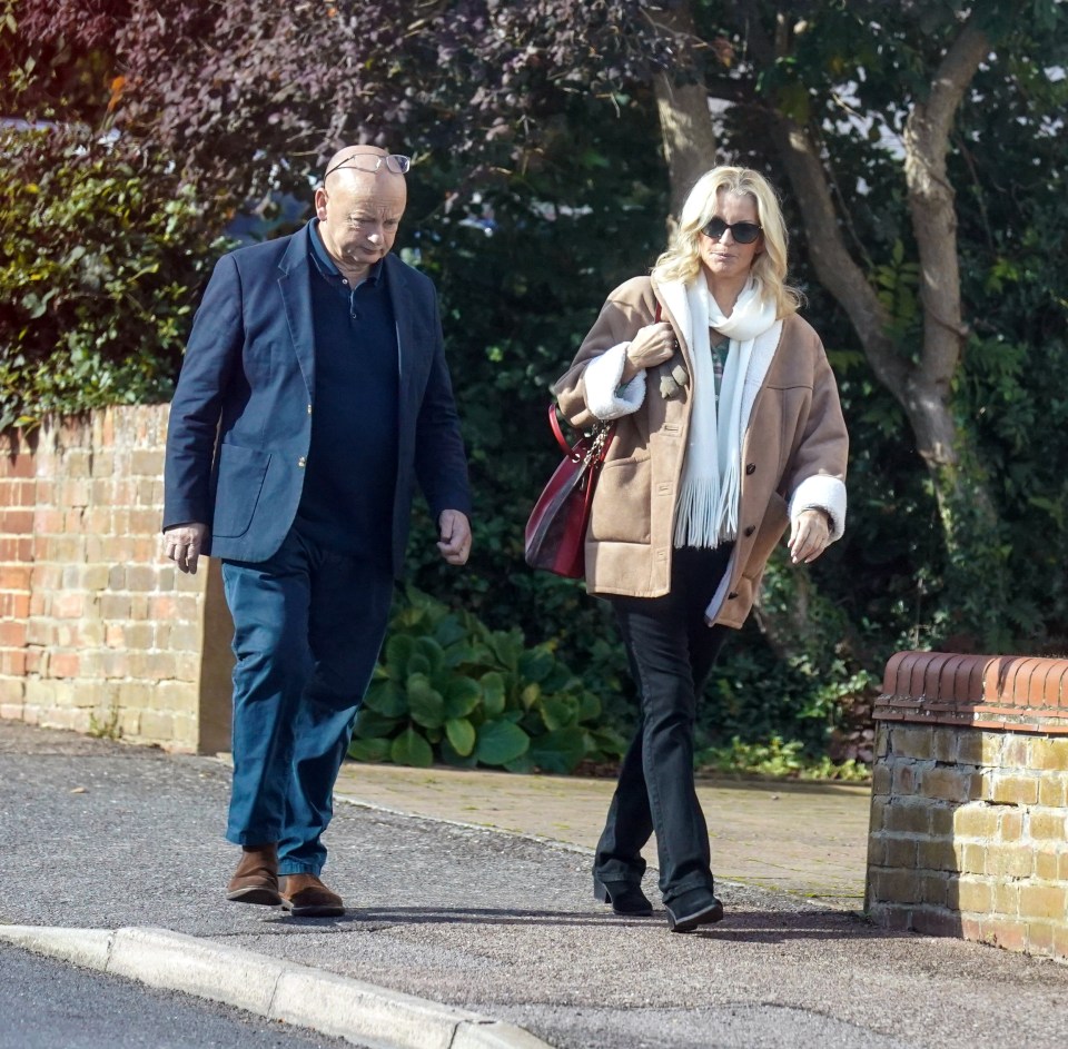 Gillian Taylforth has been spotted with her new boyfriend Philip Oag