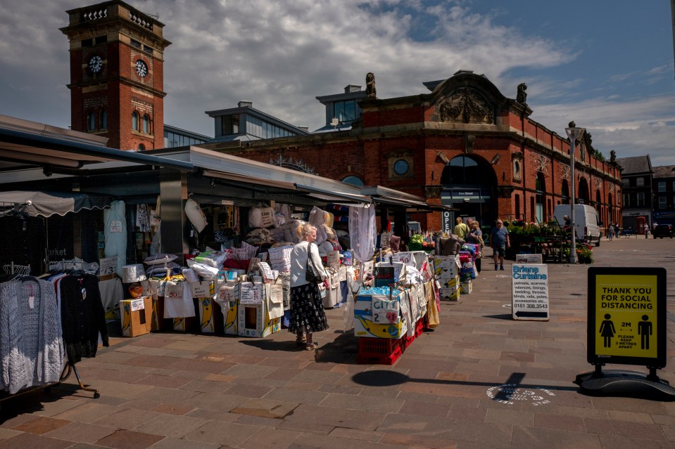 The council are planning to redevelop the market square