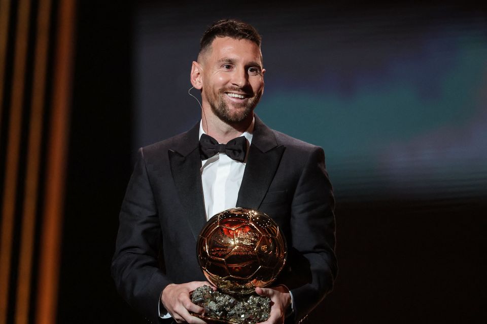 Lionel Messi has won his eighth Ballon d'Or