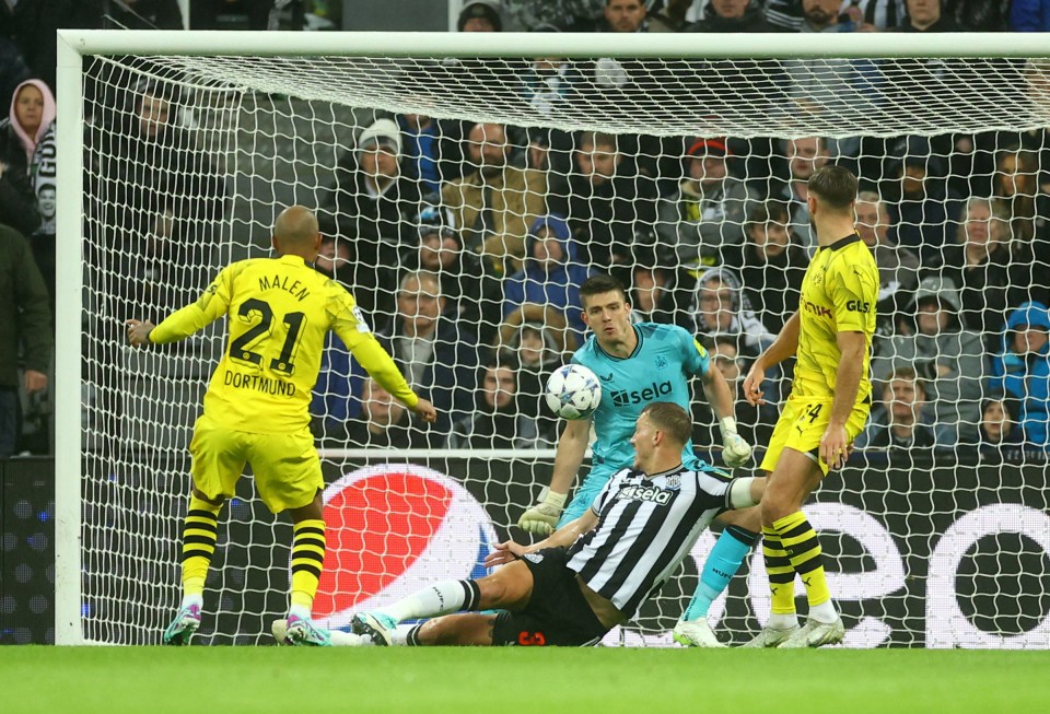 Nick Pope made a superb double save in the opening minutes