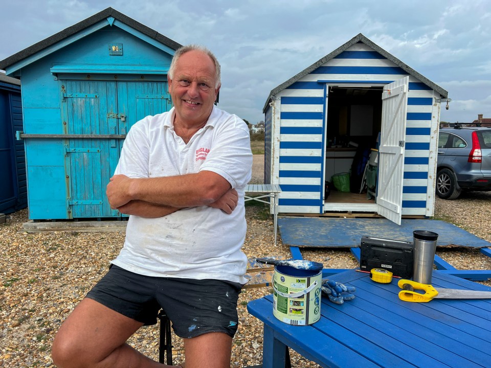 Alan Wells' beach hut was moved from the beach to a car park after the council failed to replace sea defences