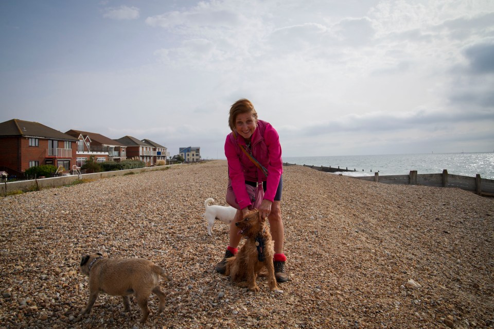 Mrs Rogers, who has visited Hayling since the 1960s, remembers stunning sand dunes but now walks on pebbles