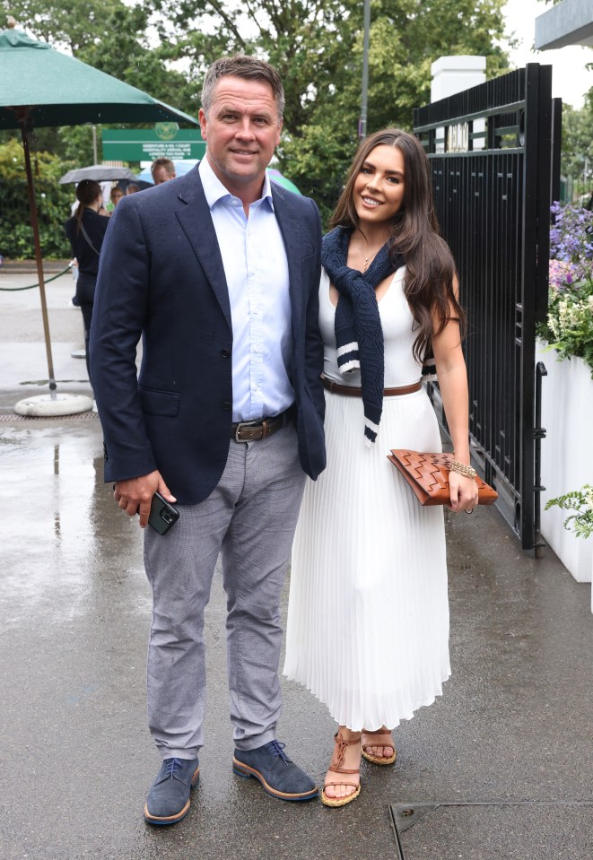 Gemma with dad Michael Owen, scored 40 goals for England during his career