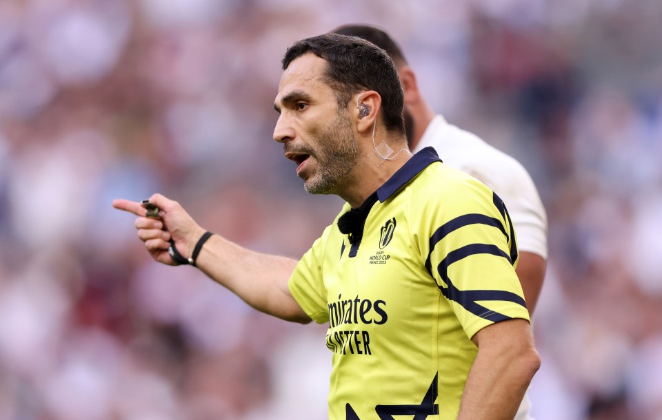 Mathieu Raynal will now referee England vs South Africa