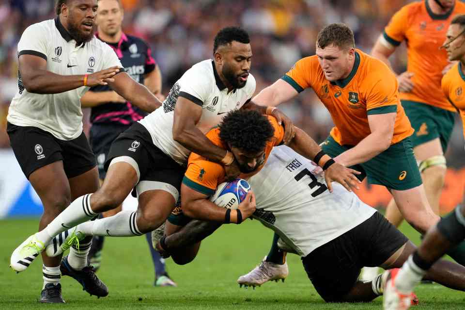 Fiji's rugby team stunned Australia at the World Cup