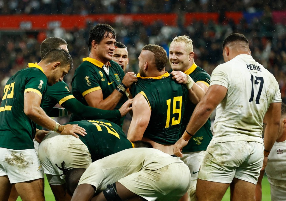 South Africa congratulated Snyman for his effort