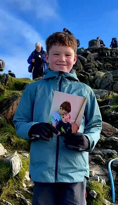 Harry Byrne raised £1,500 after completing the National Three Peaks Challenge in memory of his brother