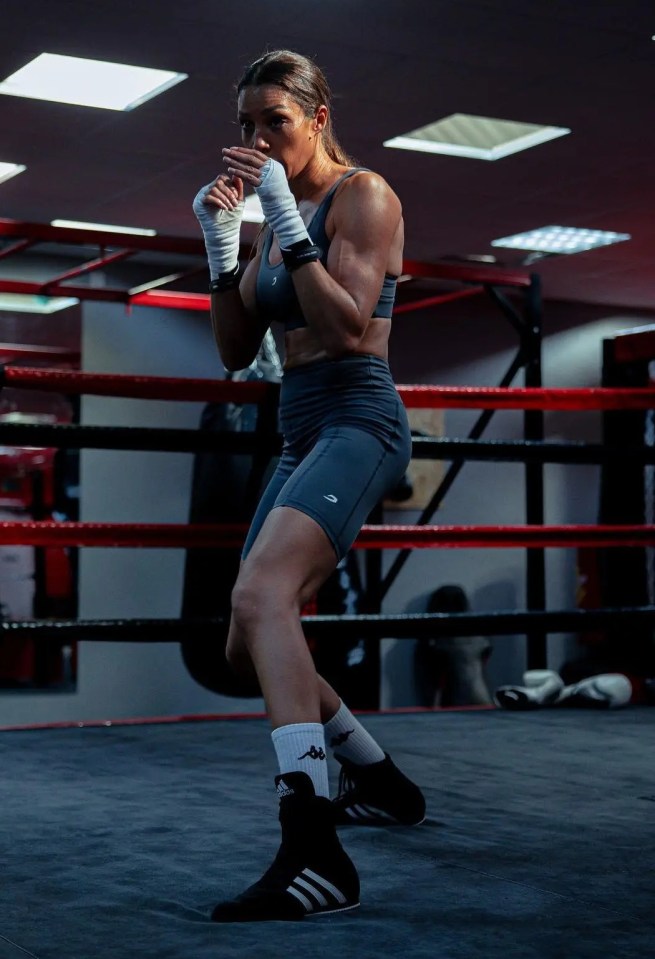 Glam Jade is now working hard in the gym to perfect her boxing skills