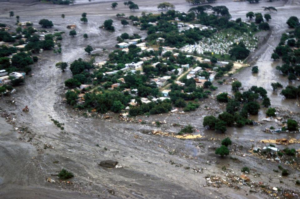 Mudflows swept through the Colombian town while residents slept