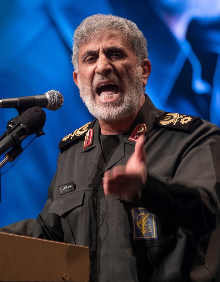 Soleimani's replacement Esmail Qaani is reportedly leading the effort for terrorist groups to invade Israel