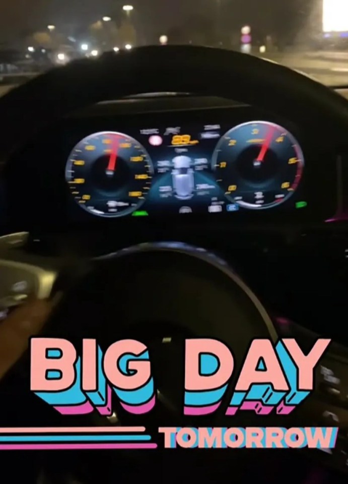 Jillani had no hands on the wheel as he raced at 98mph and gloated on Snapchat of his ‘Big Day’