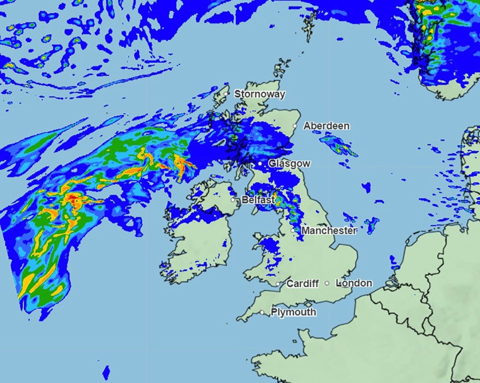 Wet and unsettled weather continues over the north on Friday