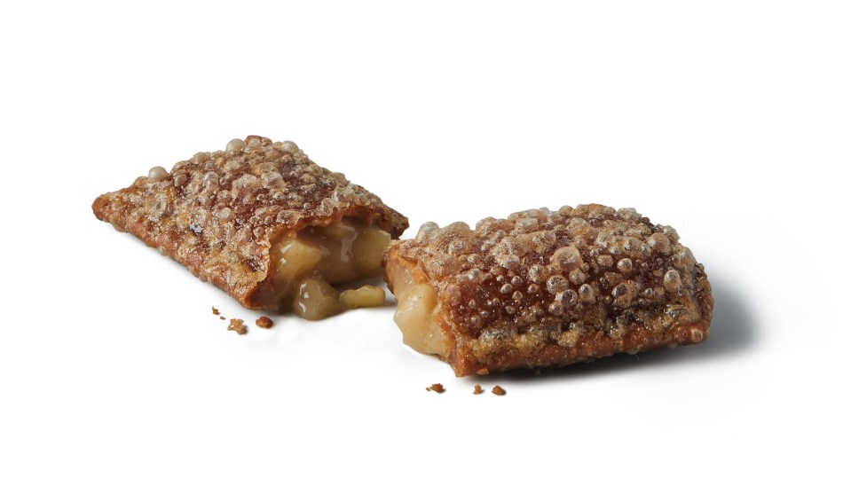 The Toffee Apple Pie is an autumnal version of the iconic Maccies Apple Pie