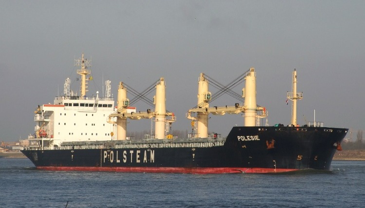 The Verity collided with the Bahamas-flagged Polesie, which remained afloat with 22 reportedly uninjured people on board