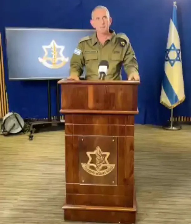 Israel's chief military spokesman, Rear Admiral Daniel Hagari, revealed the shocking findings on the cowardly terrorists in a news conference