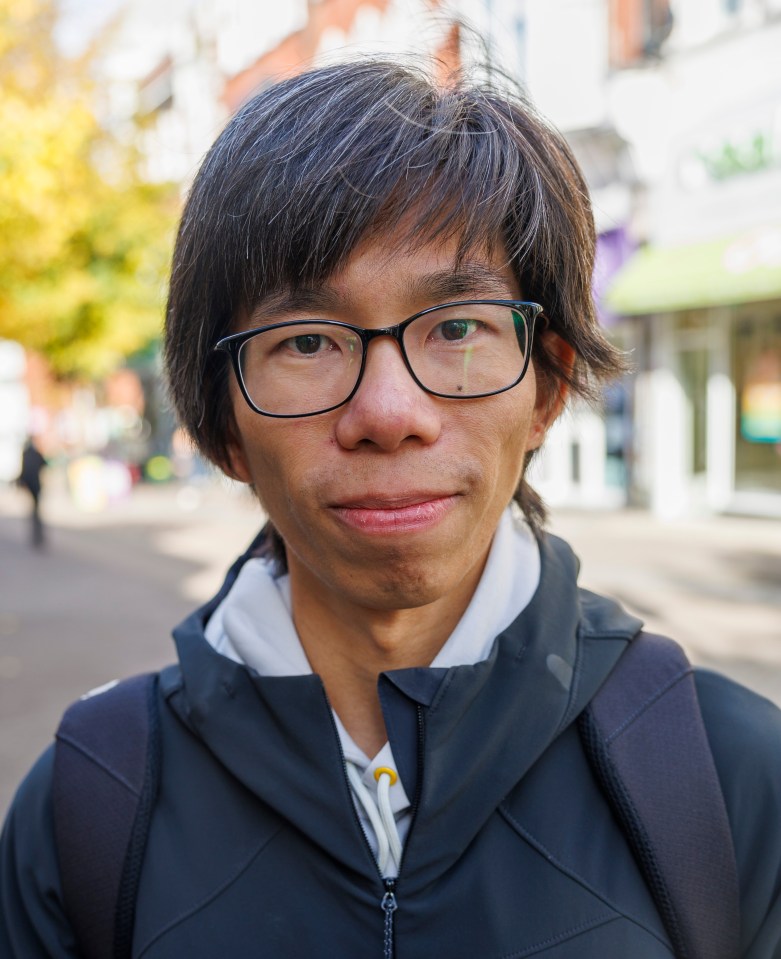 Chris fled Hong Kong 18-months ago for a freer life in Sutton, South London