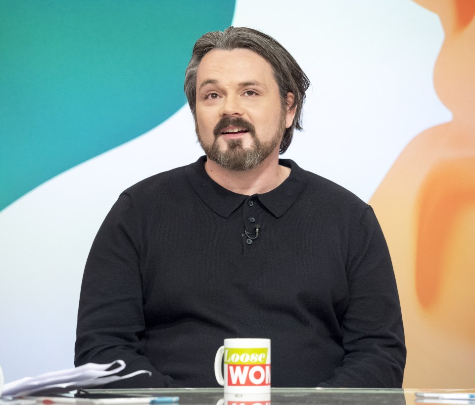 Paul pictured on Loose Women back in 2018