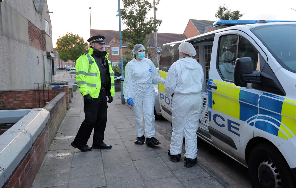 Paramedics and a doctor arrived in a fleet of ambulances to treat the wounded