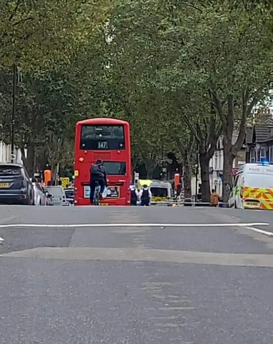 Witnesses have reported an incident near Newham College in East London