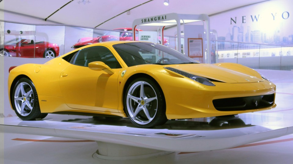 In his garage Nadal boasts a Ferrari 458 Italia