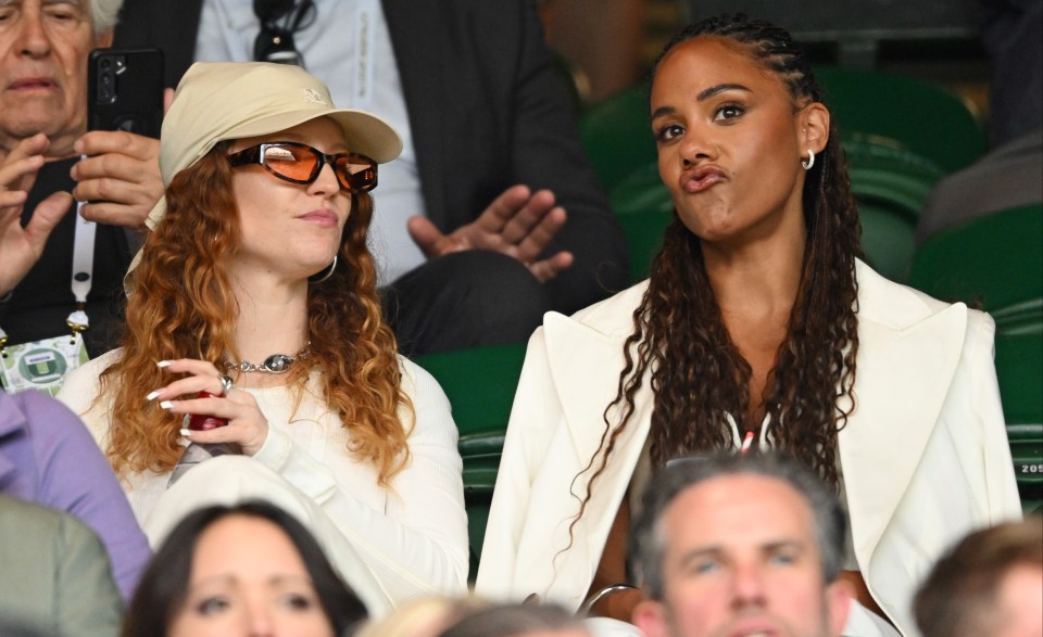 They were spotted sitting together at Wimbledon in July