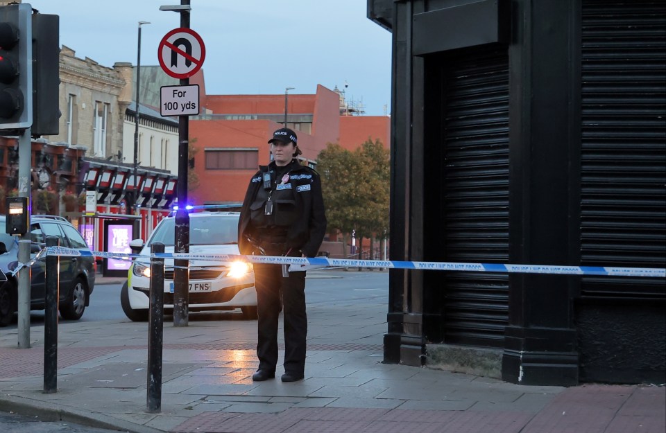 Police cordons in place across several streets in Hartlepool tonight