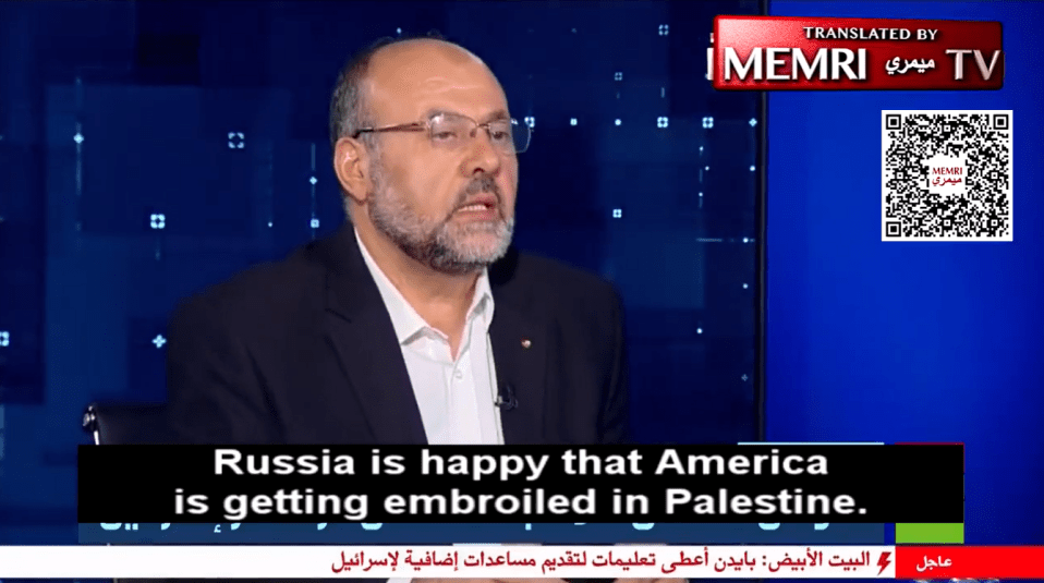 Ali Bakara, a senior Hamas official, claimed Putin is pleased with their attack on Israel as it distracts Americans from the Ukraine war