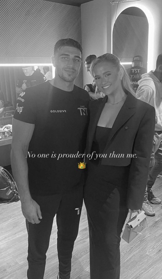 Molly-Mae Hague shared snaps with Tommy Fury after his epic win against KSI