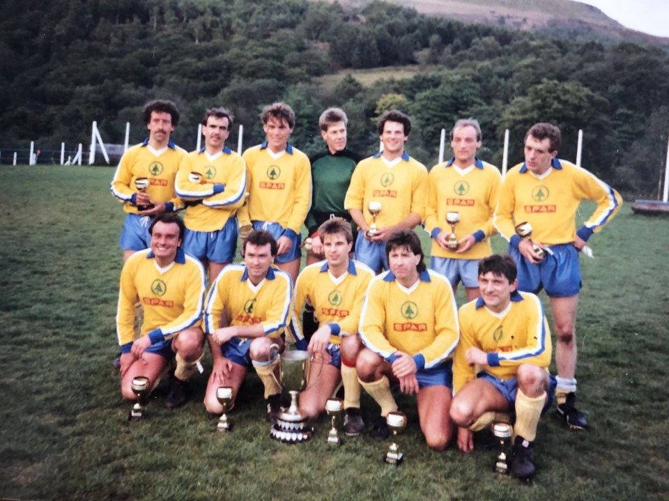 Sherman led Llantwit Major FC to the Corinthian Cup in his first coaching role