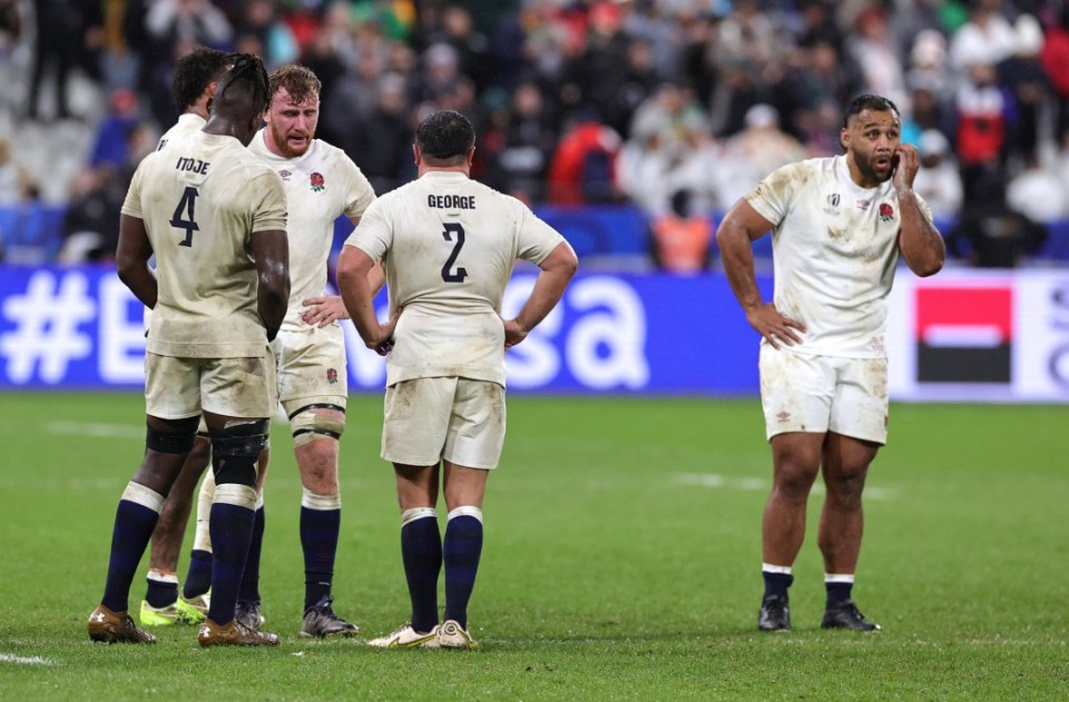 England were beaten by South Africa in their Rugby World Cup semi-final