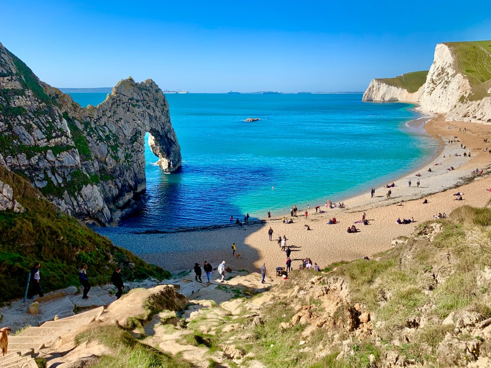 Hundreds of kilos of cocaine were found washed up in holdalls off the picturesque Durdle Door in Dorset