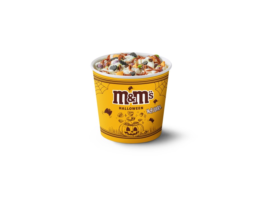 Fans can grab M&M's Halloween McFlurry