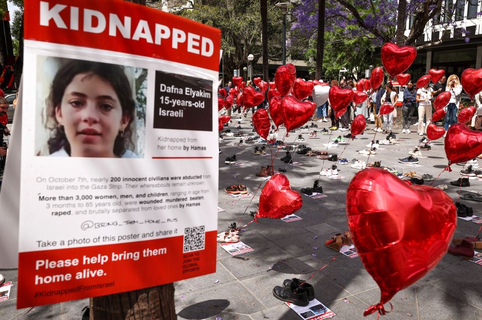 You can see the heartbreaking posters of kidnapped Israeli children — and shockingly, plenty of people are tearing them down