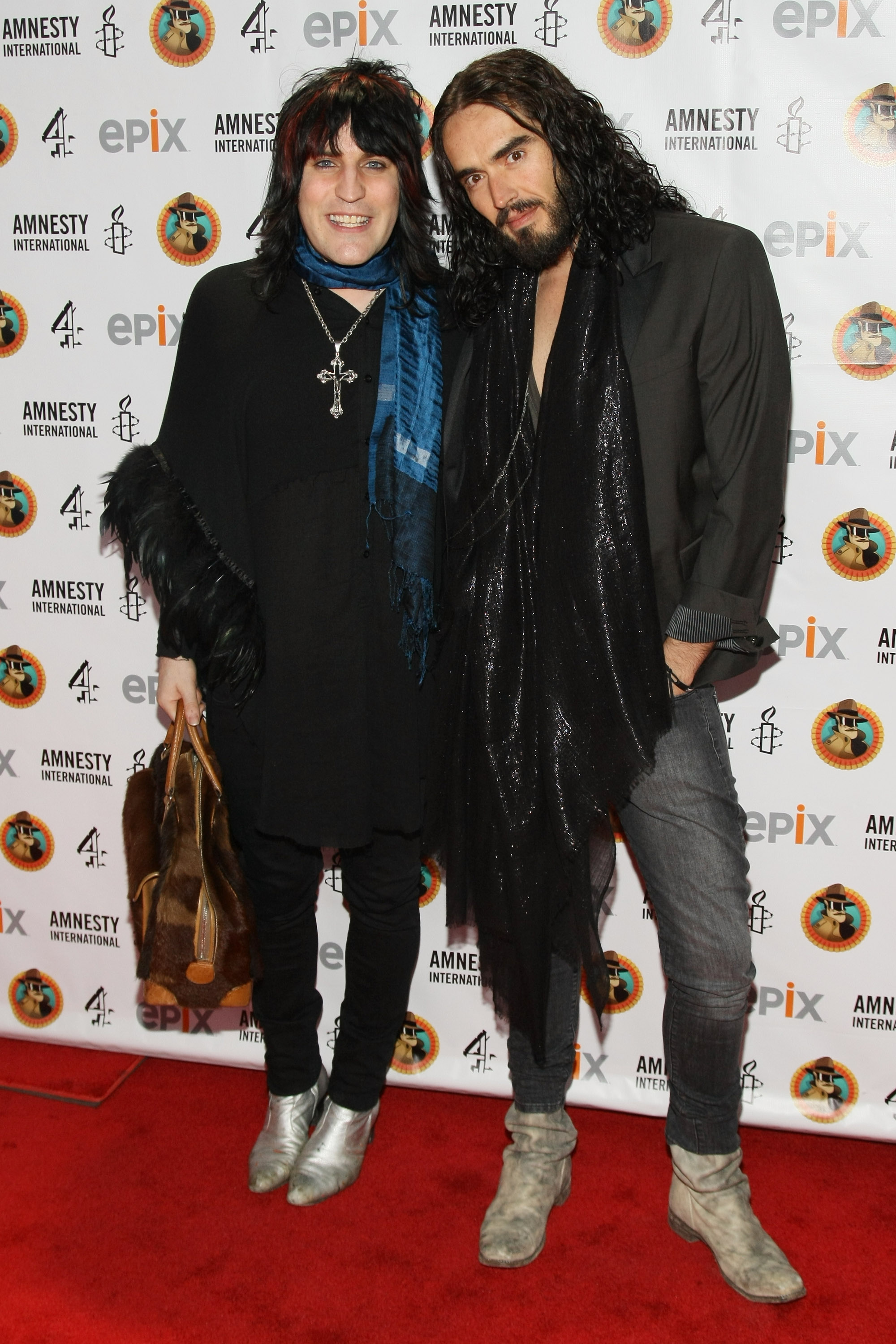 With Russell Brand in 2012