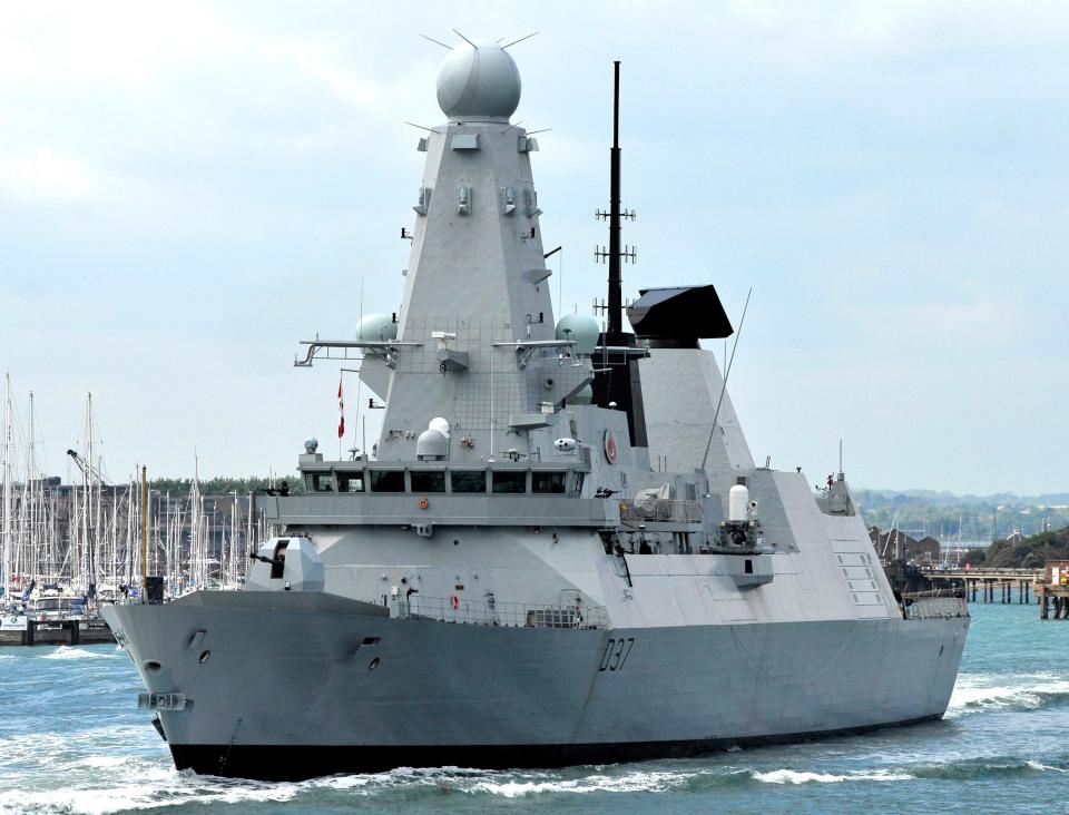 HMS Duncan has joined forces with seven other vessels as part of the Standing Maritime Group 2