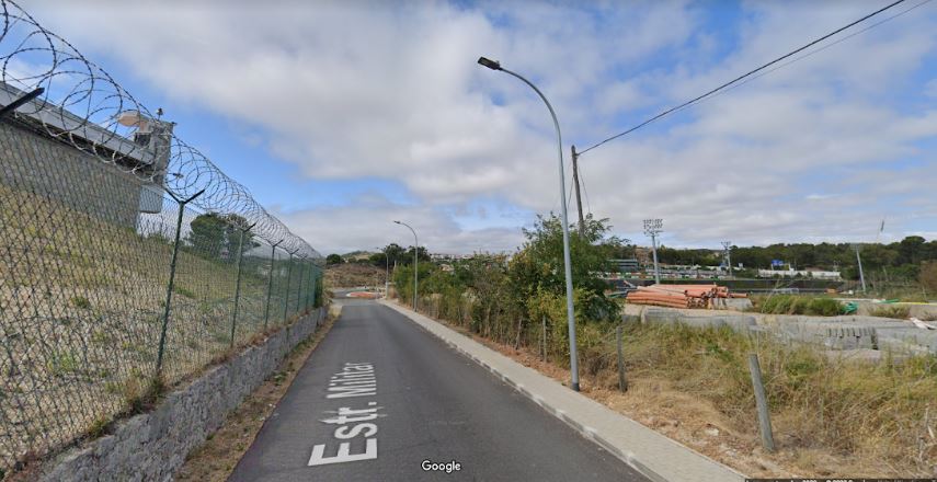 The jail Paim was held in overlooked the training pitches